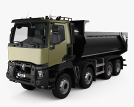 3D model of Renault K 430 Tipper Truck 2016