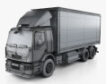 Renault Premium Distribution Hybrys Box Truck 2014 3d model wire render