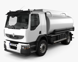 3D model of Renault Premium Lander Tanker Truck 2014