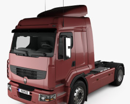 Renault Premium Route Tractor Truck 2014 3D model