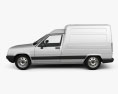 Renault Express 1991 3d model side view