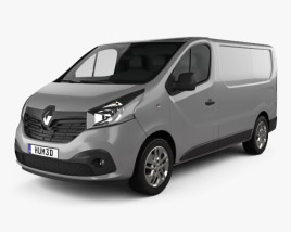Renault Trafic Panel Van 2017 3D model