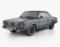 Renault IKA Torino Coupe 1976 3d model wire render