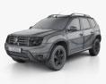 Renault Duster 2013 3Dモデル wire render