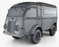 Renault Goelette (1400 kg) 1949 3d model wire render