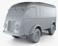Renault Goelette (1400 kg) 1949 3d model clay render