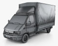 Renault Master Pickup 2010 Modello 3D wire render