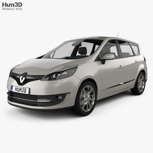 Renault Grand Scenic 2017 3D-Modell