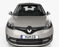 Renault Grand Scenic 2017 3d model front view