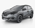 Renault Kadjar 2017 3d model wire render