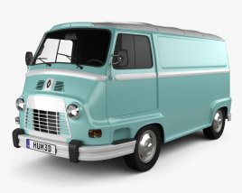 Renault Estafette Panel Van 1976 3D model