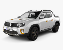 Renault Duster Oroch 컨셉트 카 2018 3D 모델 