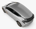 Renault Eolab 2015 3d model top view