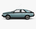 Renault Fuego 1980 3d model side view