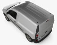 Renault Kangoo Van 2017 3D-Modell Draufsicht
