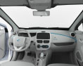 Renault ZOE with HQ interior 2016 3d model dashboard