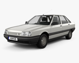 Renault 21 con interior 1986 Modelo 3D