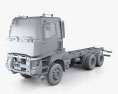 Renault K Chassis Truck 2016 3d model clay render