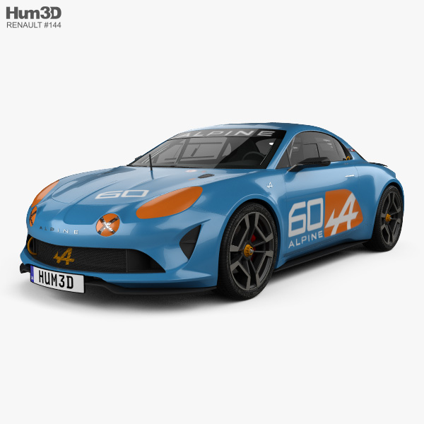 Renault Alpine Celebration 2018 3D model