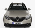 Renault Sandero Stepway 2017 3d model front view