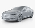 Renault Talisman 2019 3D模型 clay render