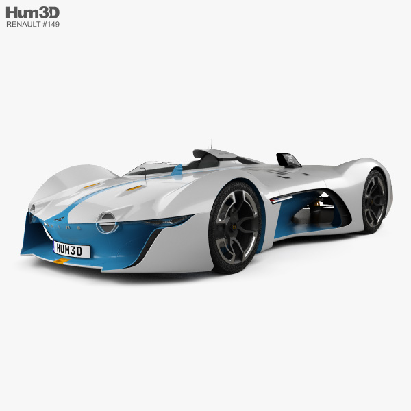 Renault Alpine Vision Gran Turismo 2018 3D model