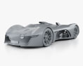 Renault Alpine Vision Gran Turismo 2018 3D-Modell clay render