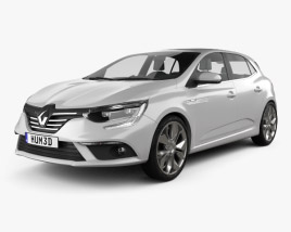 Renault Megane hatchback 2019 3D model
