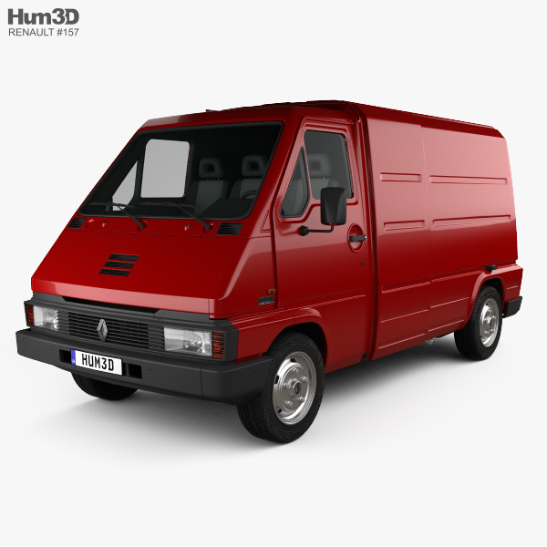 Renault Master Panel Van 1997 3D model