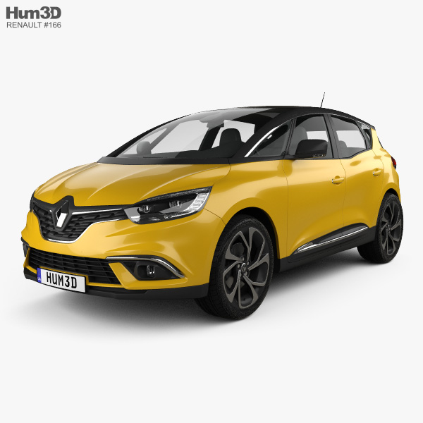 Renault Scenic 2019 3D-Modell