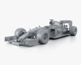Renault Toro Rosso STR11 2016 3D 모델  clay render