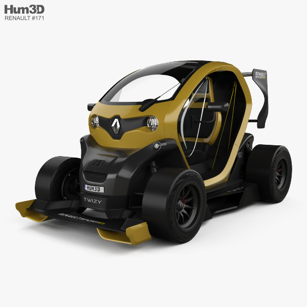 Renault Twizy Z.E. R.S. F1 2014 3D модель