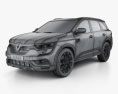 Renault Koleos 2019 3d model wire render
