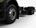 Renault D Wide Chassis Truck 3-axle with HQ interior 2016 3d model