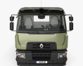 Renault D Wide Chassis Truck 3-axle with HQ interior 2016 3d model front view