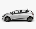 Renault Clio Business 5-door hatchback 2019 3d model side view