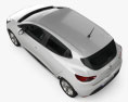 Renault Clio Business 5-door hatchback 2019 3d model top view