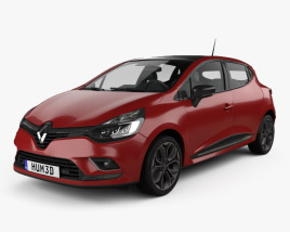 Renault Clio Edition One 5도어 해치백 2019 3D 모델 