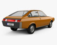 Renault 15 1971 3D模型 后视图