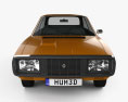 Renault 15 1971 3D模型 正面图