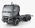 Renault K Day Cab Camion Telaio 2016 Modello 3D wire render