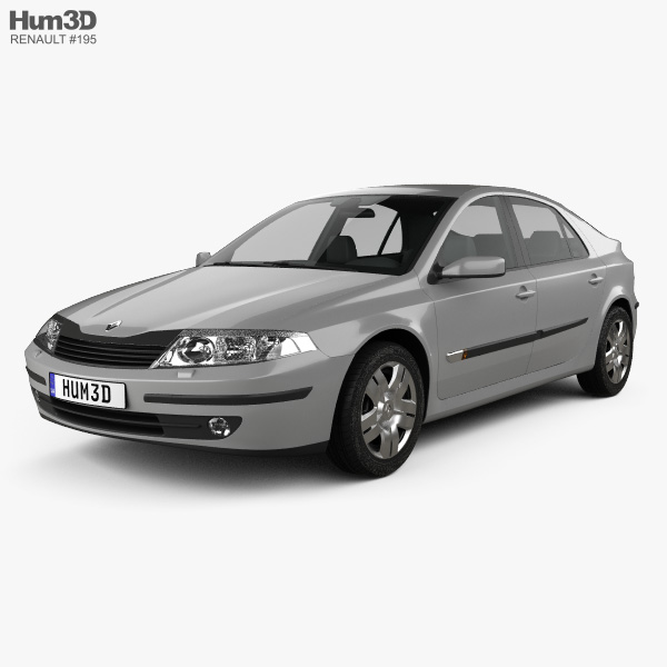 Renault Laguna liftback 2004 3D model