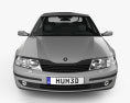 Renault Laguna liftback 2004 3d model front view