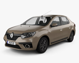 Renault Symbol 2015 3D 모델 