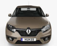 Renault Symbol 2015 3d model front view