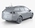 Renault Clio Signature Nav Estate 2018 3d model