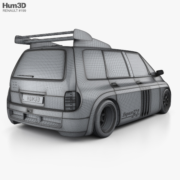 Renault Espace F1 1994 3d Model Vehicles On Hum3d