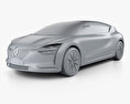 Renault Symbioz 2 컨셉트 카 2017 3D 모델  clay render