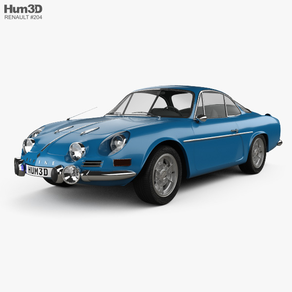Renault Alpine A110 1600S 1972 3D model