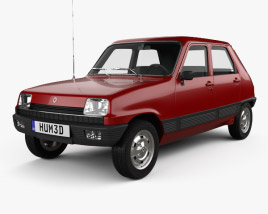 Renault 5 5-door 1972 3D model